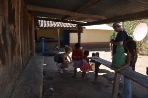 Jamie & Laurie on one of our visits to the family in the mountains