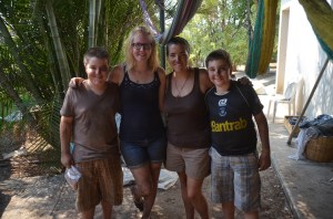 Some of the planting crew after planting 30,000 Chia seeds, 250 Pigeon pea seeds and 65 Chaya cuttings.  FYI, one Chia seed produces 1/2 pound of nutritious seeds for food!