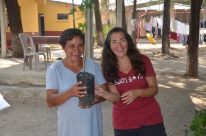 All who attended got a Chaya cutting to plant at home.  