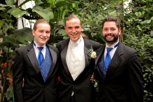 Friends forever.  So blessed that Keith and Dylan could make the trip to stand beside their brother and friend! 