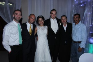 Fernando and his parents and our friend from Monjas Zack.  